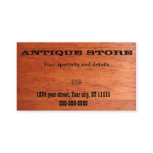 骨董屋の名刺