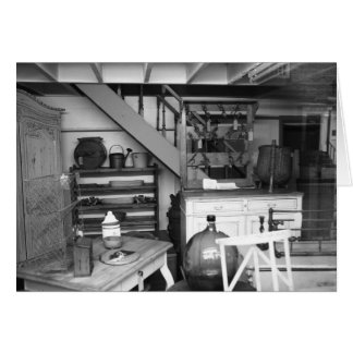 骨董屋の白黒空白のなカード