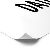 骨解剖学おもしろい用パパ ポスター (角)