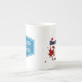 骨誇りを持った風変わり中国 ボーンチャイナマグカップ (正面)