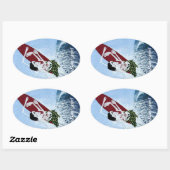 骨造船所 楕円形シール (シート)