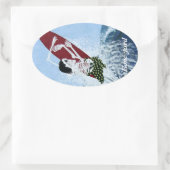 骨造船所 楕円形シール (バッグ)