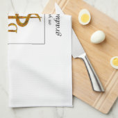 骨障害医師の卒業祝辞 キッチンタオル (四つ折り)