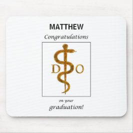 骨障害医師の卒業祝辞 マウスパッド