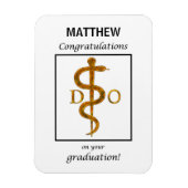 骨障害医師の卒業祝辞 マグネット (縦)