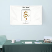 骨障害医師の卒業祝辞 横断幕 (トレードショー)