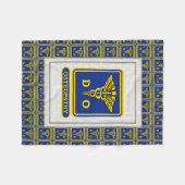 骨障害医 フリースブランケット (正面(横))