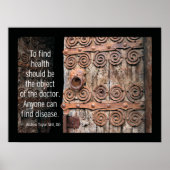 骨障害性健康引用文を見つけるA.T. Still ポスター (正面)