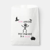 骨食欲ハロウィーンスケルトンキャンディロットバッグ フェイバーバッグ (正面)