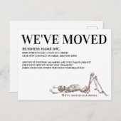 骨骨のカイロプラクターが事業を家に移した 案内ポストカード (正面/裏面)