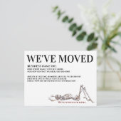 骨骨のカイロプラクターが事業を家に移した 案内ポストカード (スタンド正面)