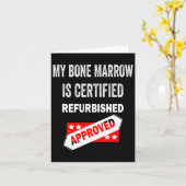 骨髄は再生された白血病として認定されている カード (黄色い花)