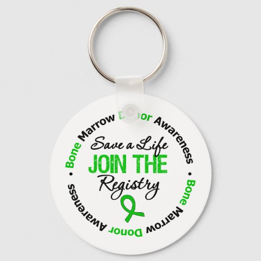 骨髄提供救者- A Life キーホルダー (正面)