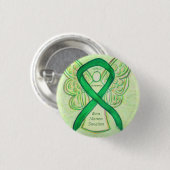 骨髄提供認識度リボンエンジェルボタン 缶バッジ (正面&裏面)