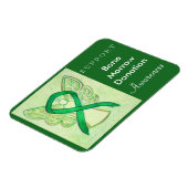 骨髄提供認識度リボンエンジェルマグネット マグネット (左側)