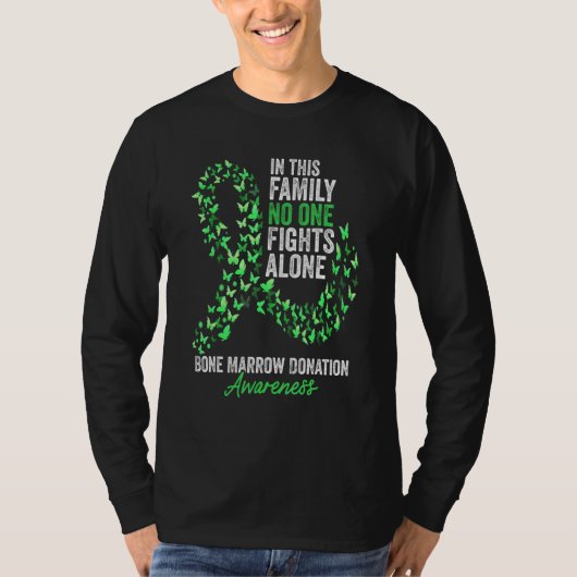 骨髄提供認識度月蝶Gre Tシャツ (正面)