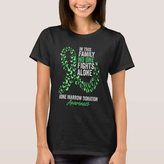 骨髄提供認識度月蝶Gre Tシャツ (正面)