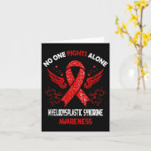 骨髄異形成症候群Mds認識度 カード (黄色い花)