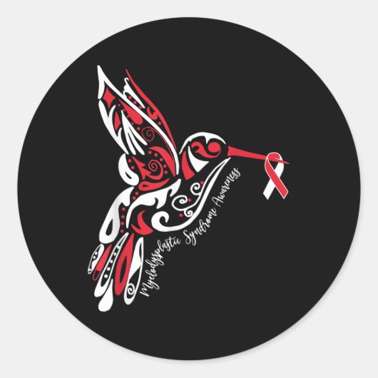 骨髄異形成症候群Mds認識度 ラウンドシール (正面)