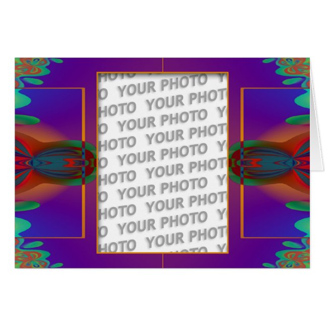 （骨）突起のフラクタルの装飾+あなたの写真 (正面横)