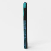(骨)突起フラクタルアートI – 青 Case-Mate iPhoneケース (裏面/左)