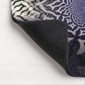 （骨）突起フラクタル偏角 |ブラックバイオレット マウスパッド (コーナー)