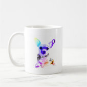 骨Chihuahuaに悪い コーヒーマグカップ (左)
