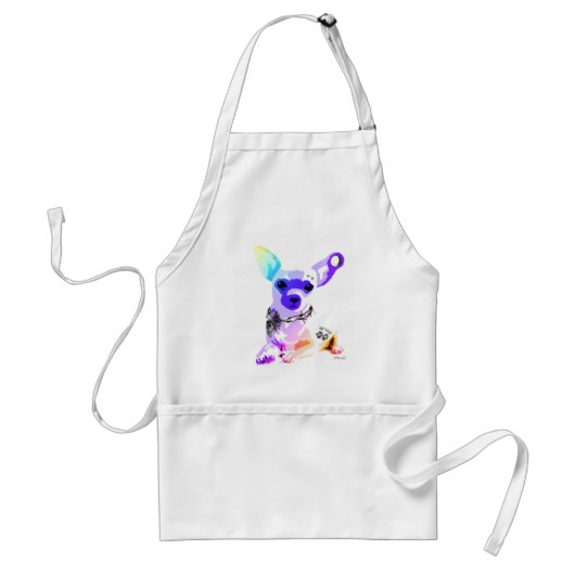 骨Chihuahuaに悪い スタンダードエプロン (正面)