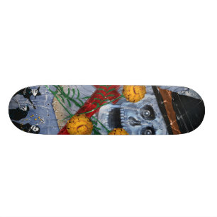 骨Deck™ - Muertosおよびマリーゴールド スケートボード