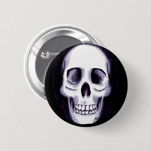 骨V 缶バッジ (正面&裏面)