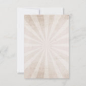 骷髅万聖節感謝祭ウェディング ラスティックカード 招待状 (裏面)