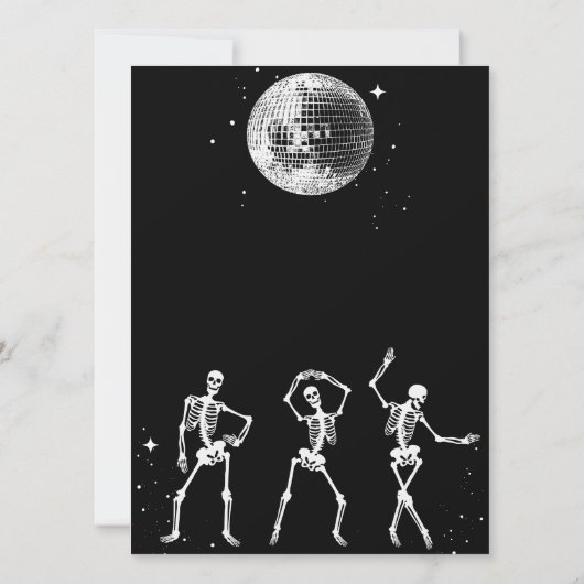 骷髅舞蹈派对迪斯科婚礼招待 セーブザデート (裏面)