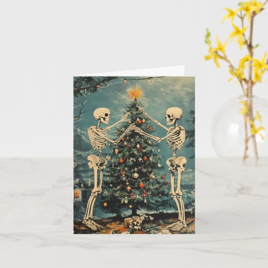 骷髅装饰树 カード (黄色い花)
