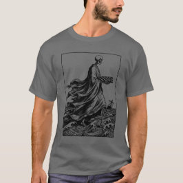 骸骨がチェスをする Tシャツ