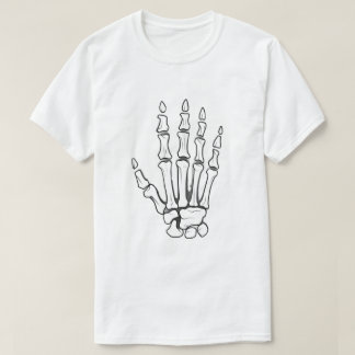 骸骨が裂け出す Tシャツ