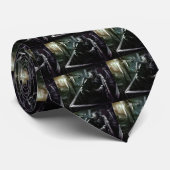 骸骨と棺桶に入った女 ネクタイ (ロール)