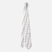 骸骨のなびくネクタイ ネクタイ (裏面)