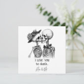 骸骨のカップル シーズンカード (スタンド正面)