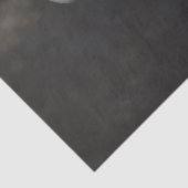 骸骨の上に止まる黒い鳥とキャンドルとアメジストの結晶 薄葉紙 (詳細)