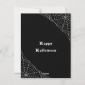 骸骨の山が潜むハロウィンナイトの不気味な光景 シーズンカード (裏面)