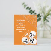 骸骨の山が潜むハロウィンナイト　不気味 シーズンカード (スタンド正面)