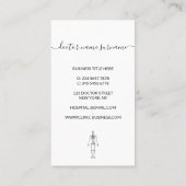 骸骨の整形外科医 名刺 (裏面)