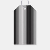 骸骨の新婦と新郎のファンシーなウェディング ギフトタグ (裏面)