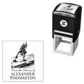 骸骨の足場歩行図書館名 セルフインキングスタンプ (インサイチュ)