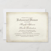 骸骨カップル デオブス デッド リハーサル ディナー 招待状 (裏面)