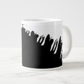 骸骨遊の曲を作る角笛 ジャンボコーヒーマグカップ (正面右)
