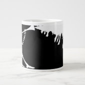 骸骨遊の曲を作る角笛 ジャンボコーヒーマグカップ (正面)