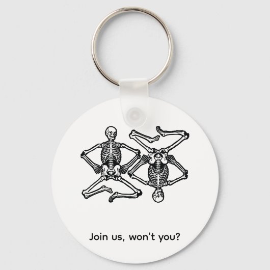 骸骨 キーホルダー (正面)