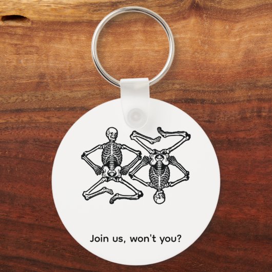 骸骨 キーホルダー (正面)