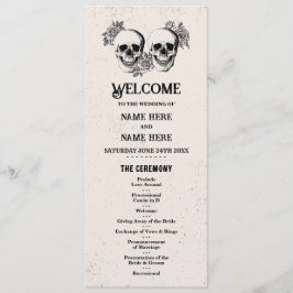骸骨 ハロウィン ウェルカム メニュー 結婚式 挙式